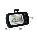 Thermometer for refrigerator, with mounting bracket, black color, model CT02